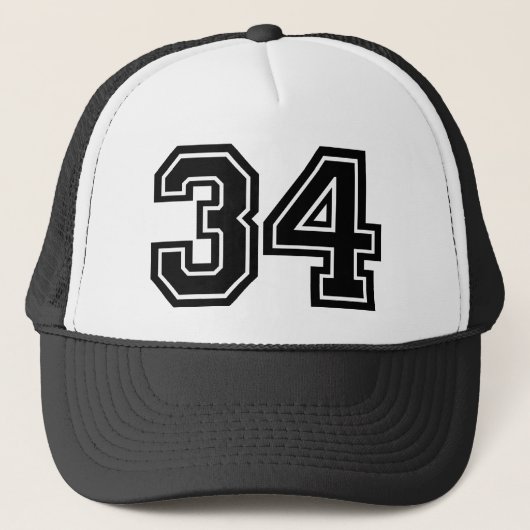 34e verjaardag trucker pet (Voorkant)