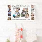 34e verpartij Foto Collage nummer 34 Spandoek (Insitu)