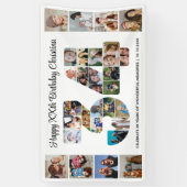 34e verpartij Foto Collage nummer 34 Spandoek (Verticaal)