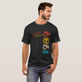 34e werkdag 34 jaar 1989 t-shirt (Voorkant volledig)