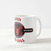 34th INFANTRY DIVISION" RED BULL" Koffiemok (Voorkant rechts)