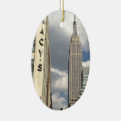 34th Street Empire State Building Manhattan NYC Keramisch Ornament (Rechts)