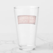 34th Street New York, NY Tegel Treinstation Sign Glas (Achterkant)