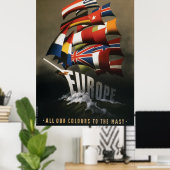 34x48 poster ter bevordering van het Marshallplan, (Thuiskantoor)