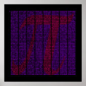 3500 Pi-Poster Poster (Voorkant)