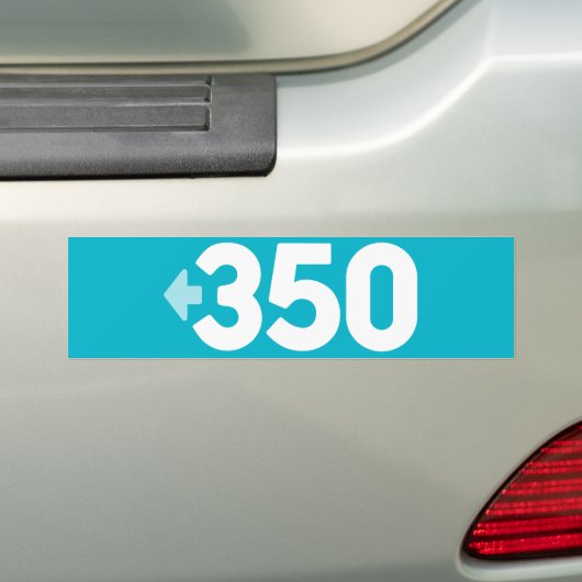 350 Bumpersticker (Op auto)
