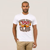 350 Club Bench Press Fit TShirt (Voorkant volledig)