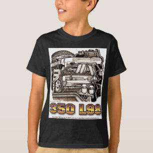 350 L98 Corvette engine T-shirt