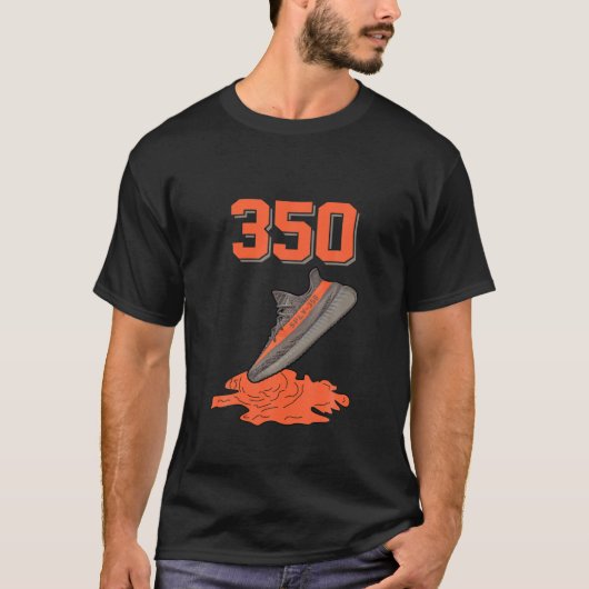 350 V2 Beluga reflecterend T-shirt voor gelijke sc (Voorkant)