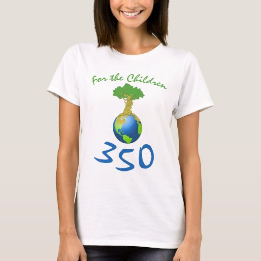 350 voor de kinderen t-shirt (Voorkant)