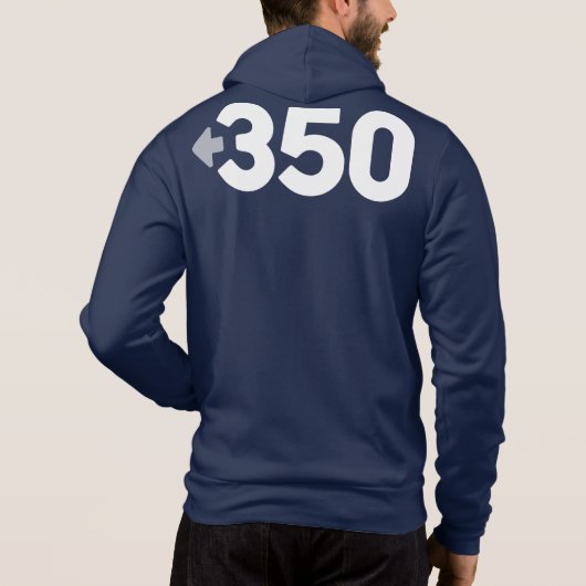 350 Zipper Hoodie (Achterkant)