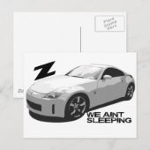 350Z Aint slapen Briefkaart (Voorkant / Achterkant)