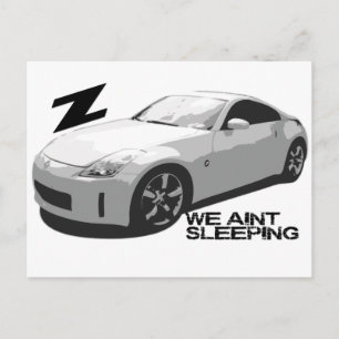 350Z Aint slapen Briefkaart