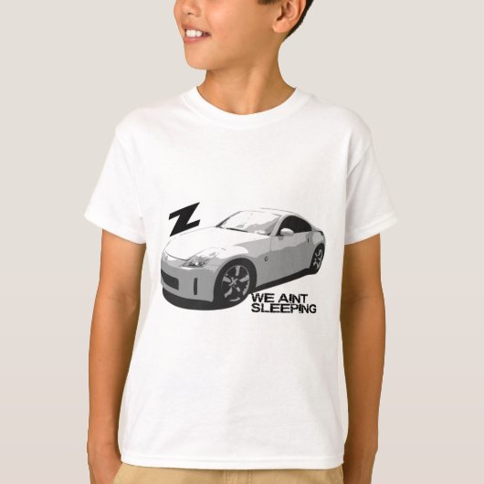 350Z Aint slapen T-shirt (Voorkant)