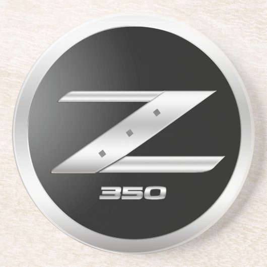 350Z Auto Sandstone Coaster Zandsteen Onderzetter (Voorkant)