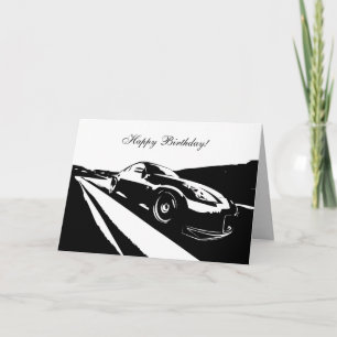 350Z auto thema Verjaardag Kaart