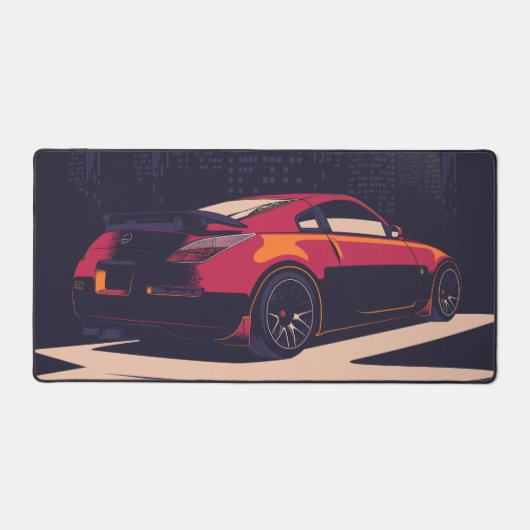 350Z car illustration art Bureaumat (Voorkant)