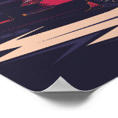 350Z car illustration art Poster (Hoek)