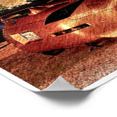 350Z City Scape Pencil Schets Poster (Hoek)