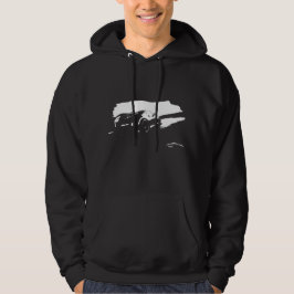 350Z "drift" White Silhouette Hoodie