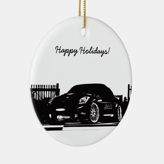 350Z kerstversieringen Keramisch Ornament (Rechts)