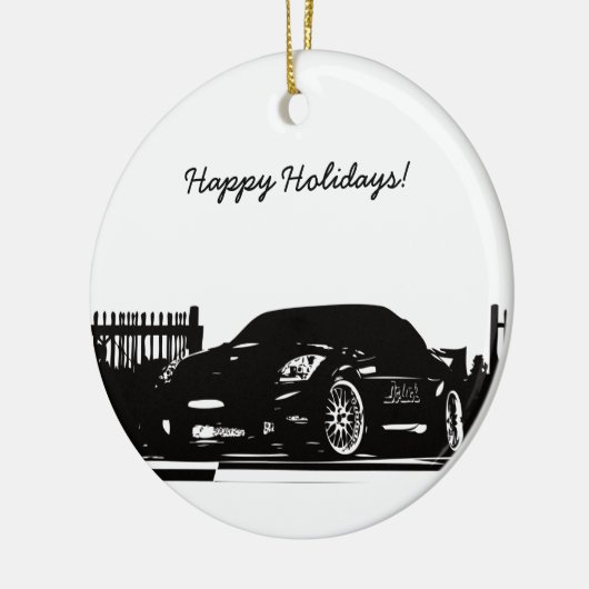 350Z kerstversieringen Keramisch Ornament (Links)