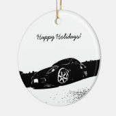 350Z kerstversieringen Keramisch Ornament (Links)