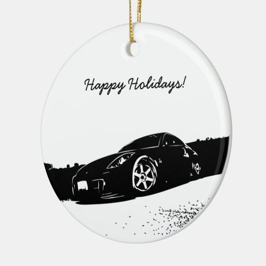 350Z kerstversieringen Keramisch Ornament (Links)