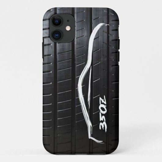 350Z-penseelstreek met bandstaal Case-Mate iPhone Case (Achterkant)