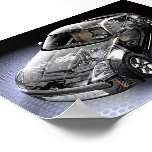 350Z Silver Internal Poster (Hoek)