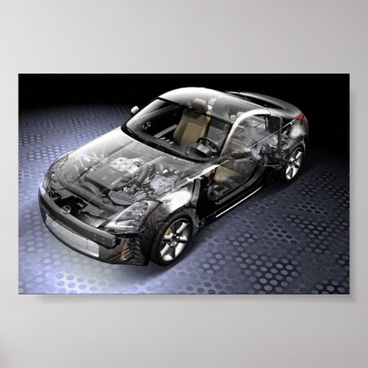 350Z Silver Internal Poster (Voorkant)