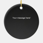 350Z White Silhouette met Faux Carbon FIber Keramisch Ornament (Achterkant)