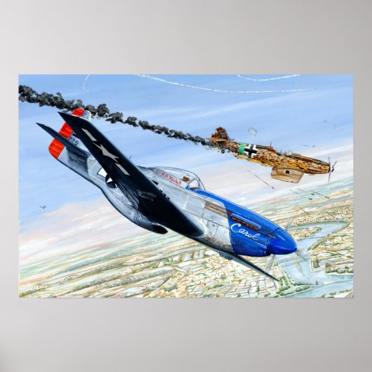 352e FG P-51 MUSTANG Poster (Voorkant)