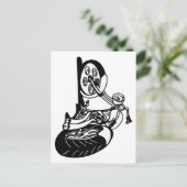 354 Chopper Bike Briefkaart (Staand voorkant)