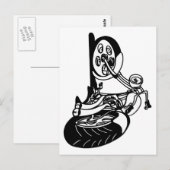 354 Chopper Bike Briefkaart (Voorkant / Achterkant)