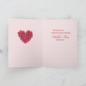 3555 oma Valentijn in Bloemen Feestdagen Kaart (Binnen)