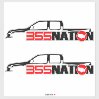 355Nation bemanningscabine ontwerp Sticker