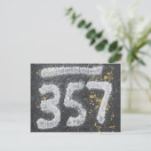 357 Mason's and Angel Number Briefkaart (Staand voorkant)