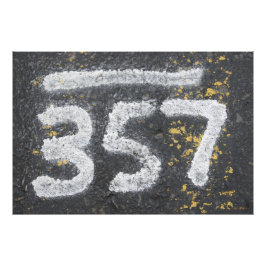 357 Mason's and Angel Number Foto Afdruk