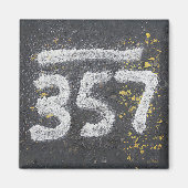 357 Mason's and Angel Number Magneet (Voorkant)