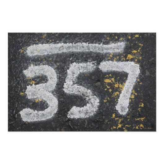 357 Mason's and Angel Number Perfect Poster (Voorkant)