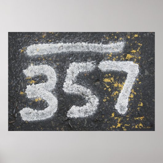 357 Mason's and Angel Number Poster (Voorkant)