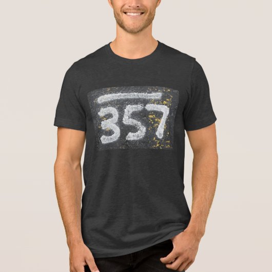 357 Mason's and Angel Number Tri-Blend Shirt (Voorkant)