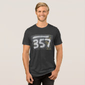 357 Mason's en engel nummer Tri-Blend Shirt (Voorkant volledig)