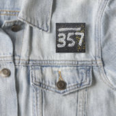 357 Mason's en engel nummer Vierkante Button 5,1 Cm (In situ)