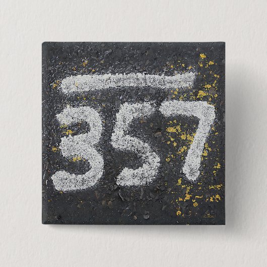 357 Mason's en engel nummer Vierkante Button 5,1 Cm (Voorkant)