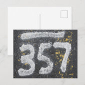 357 Metselaars- en engelennummer Briefkaart (Voorkant / Achterkant)