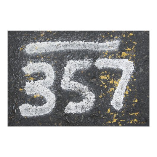 357 Metselaars- en engelennummer Foto Afdruk (Voorkant)