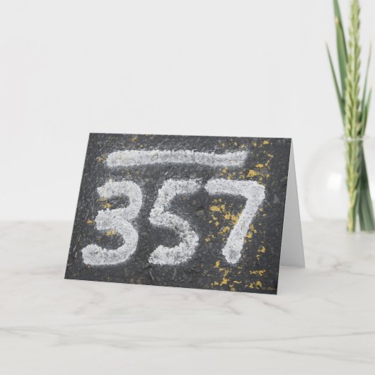 357 Metselaars- en engelennummer Kaart (Voorkant)