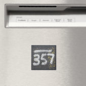 357 Metselaars- en engelennummer Magneet (Insitu (Vaatwasser))